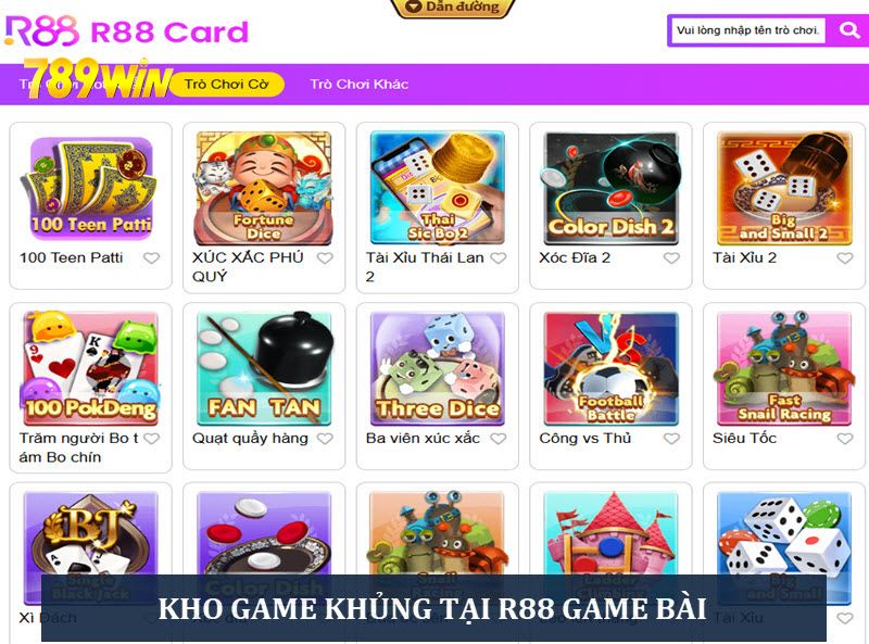 Kho game cực hấp dẫn với đầy đủ các chế độ chơi